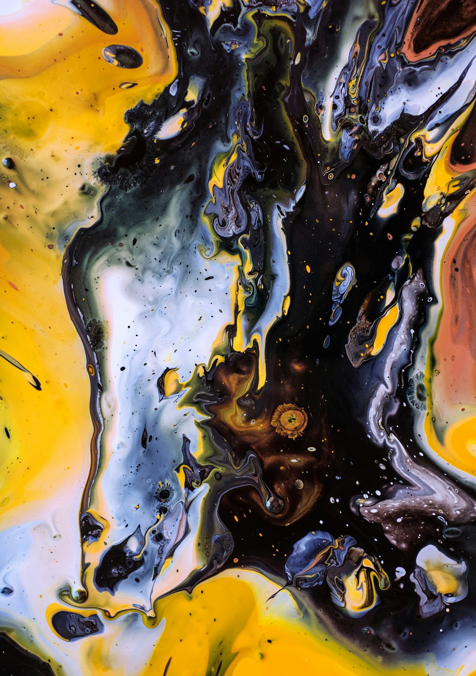 Generated art emerging from a prompt